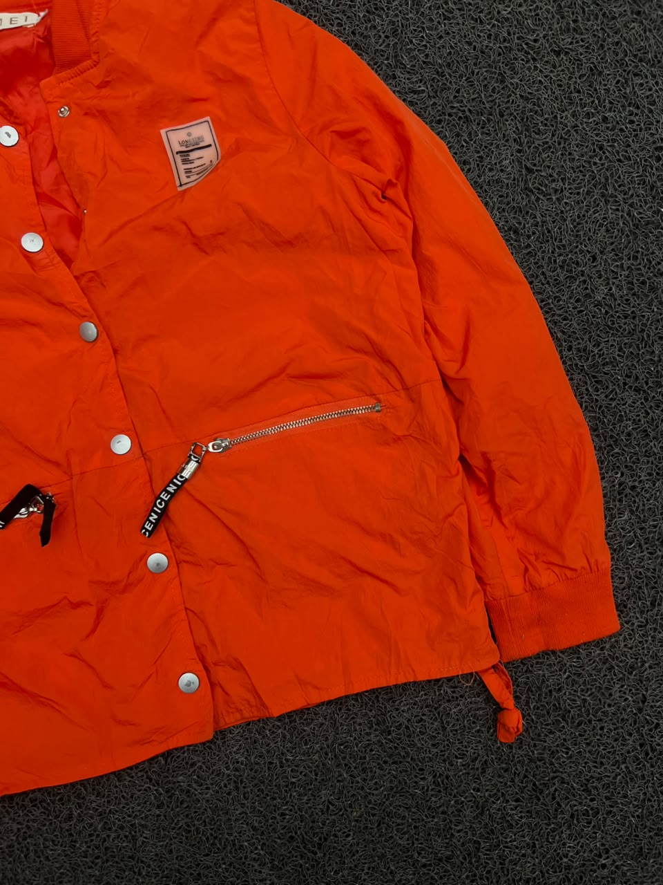 Lightweight Snap-Button Casual Jacket with Zip Pockets