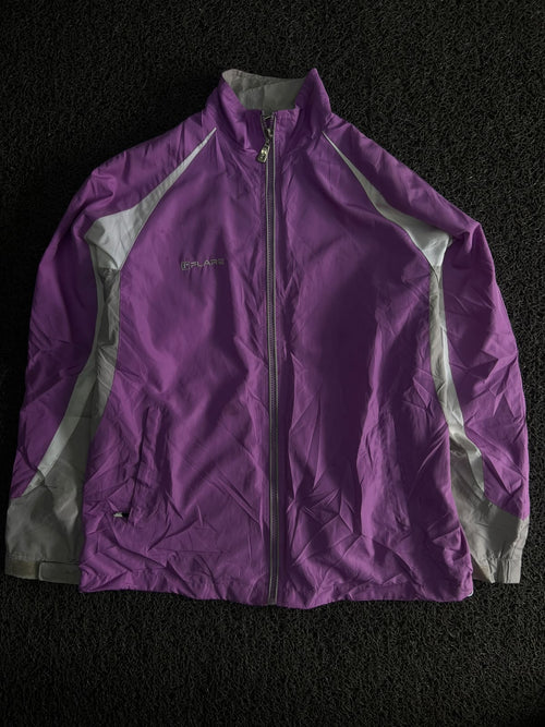 Vintage Colorblock Track Jacket – Zip-Up Windbreaker