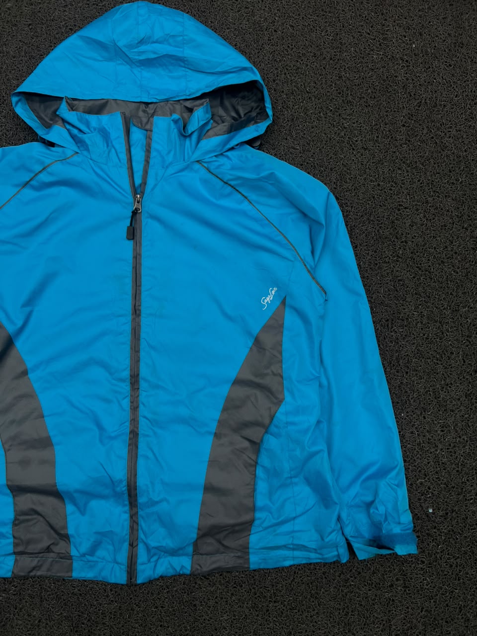 Blue  Hooded Ski Jacket