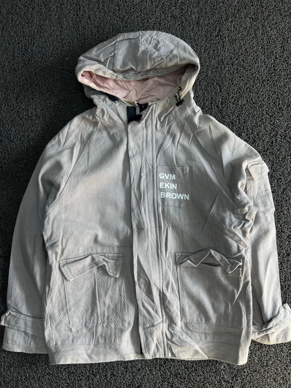 Hooded Utility Jacket with Flap Pockets | Casual Zip-Up Outerwear
