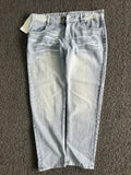 H&M Men’s Light Wash Whisker-Detail Relaxed Fit Jeans