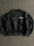 Balenciaga 2017 Logo Black Bomber Jacket – Zip-Up