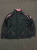 Diadora Black & Pink Lightweight Windbreaker Jacket