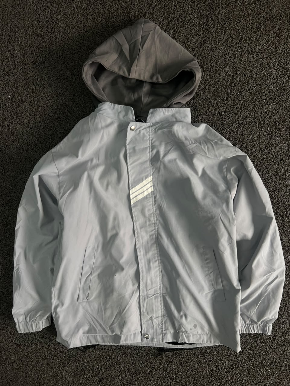 Hooded Windbreaker Jacket – Lightweight Full Zip Casual Outerwear