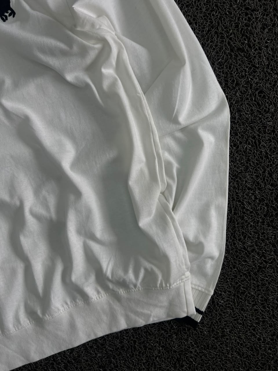 Ralph Lauren White Long Sleeve Polo Sweatshirt