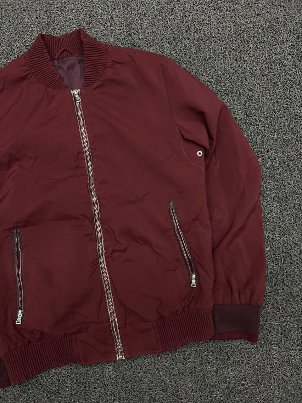 Classic Bomber Jacket – Full Zip Casual Lightweight Outerwear