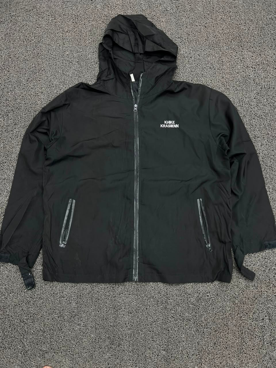 Vintage Hooded Windbreaker Jacket