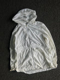 Marmot White Lightweight Hooded Windbreaker Jacket