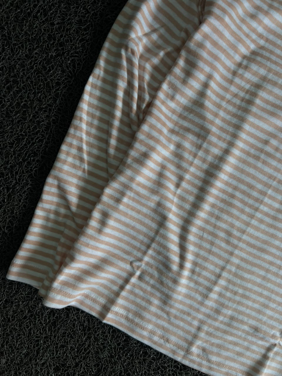 Striped Long-Sleeve T-Shirt – Casual Basic Top
