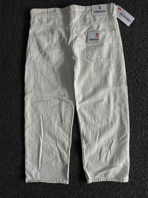 Classic Cropped Denim Jeans