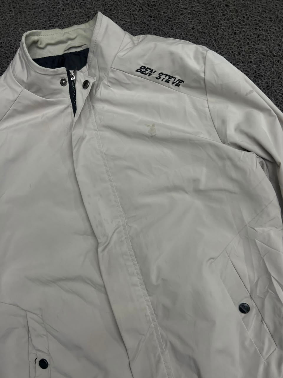 Stand Collar Lightweight Casual Jacket – Snap Button & Zip Front