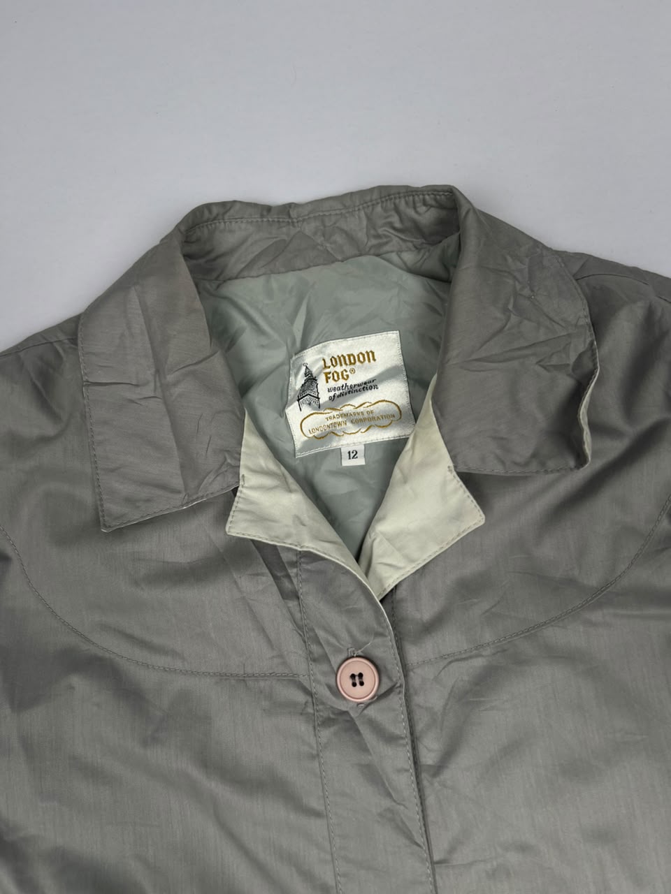 Button-Down Lightweight Casual Jacket with Adjustable Waist Drawstring