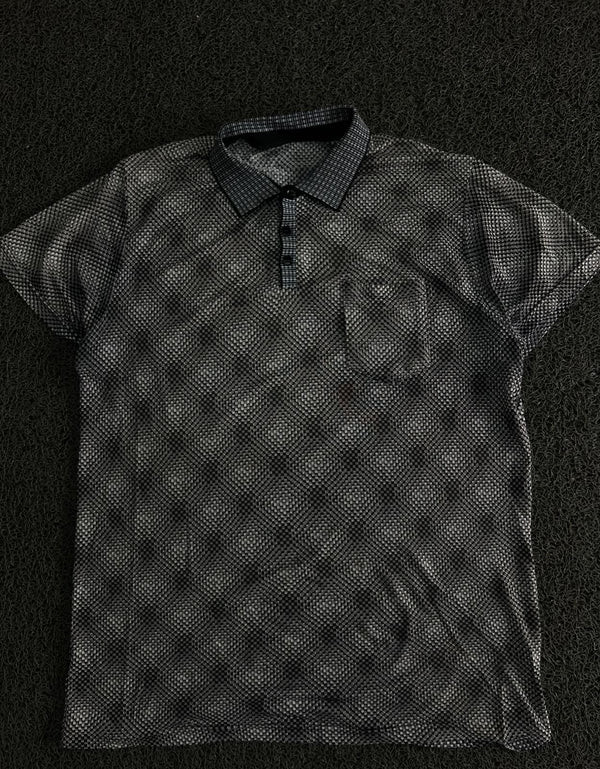 Textured Polo T-Shirt