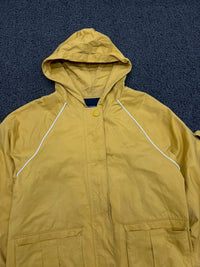 Vintage Yellow Hooded Utility Jacket