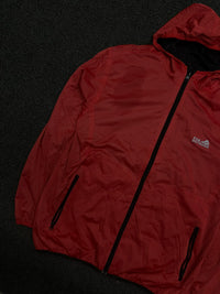 Red Fun Outdoor Hooded Full-Zip Lightweight Jacket