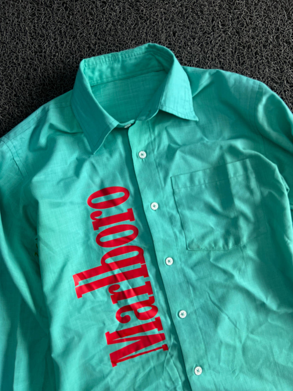 Vintage Marlboro Graphic Long Sleeve Button-Up Shirt | Thrifted