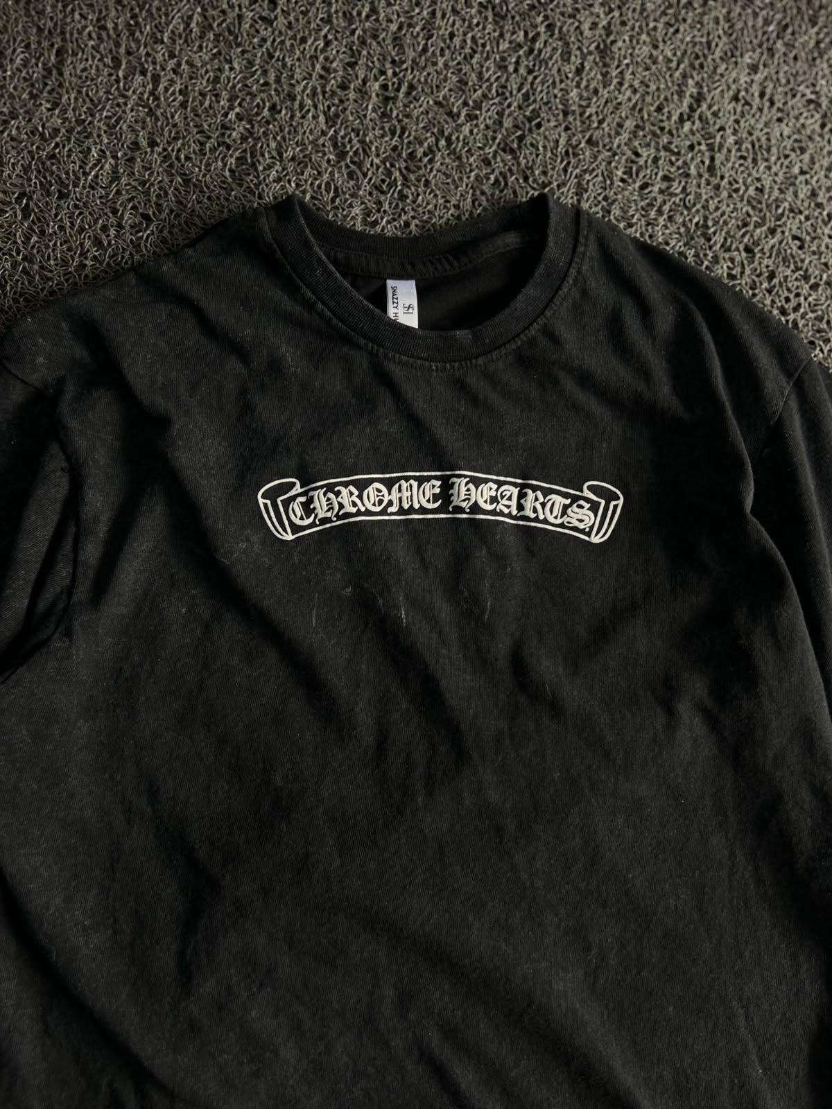 Chrome Hearts Horseshoe Back Print Graphic T-Shirt