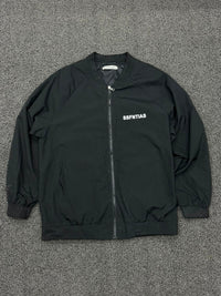 SSFNTIAS Black Lightweight Bomber Jacket – Full Zip Casual Outerwear