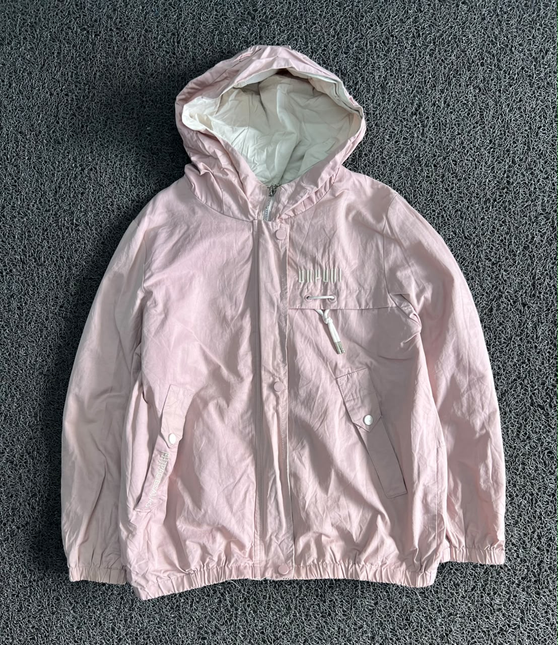 Hooded Full-Zip Jacket with Front Pockets