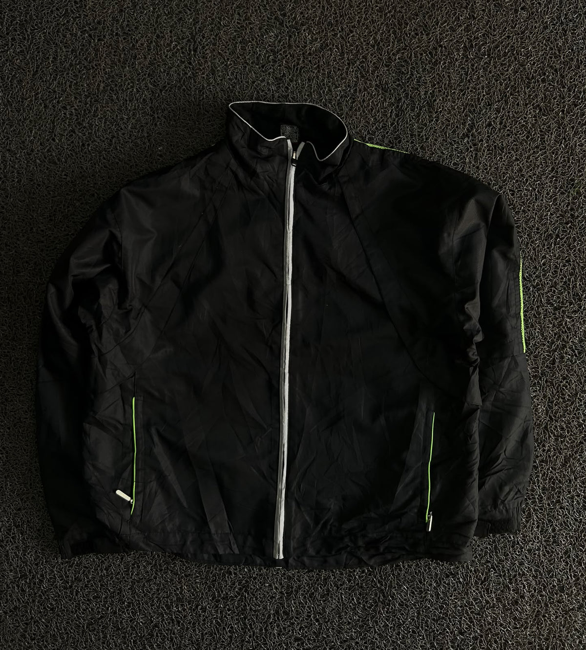 Vintage Track Jacket with Trim & Zip Pockets – Thriftwear