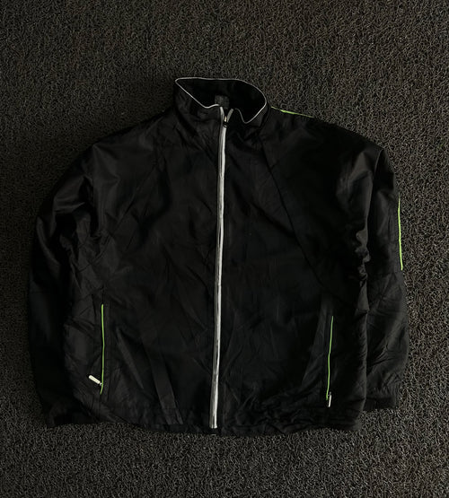 Vintage Track Jacket with Trim & Zip Pockets – Thriftwear