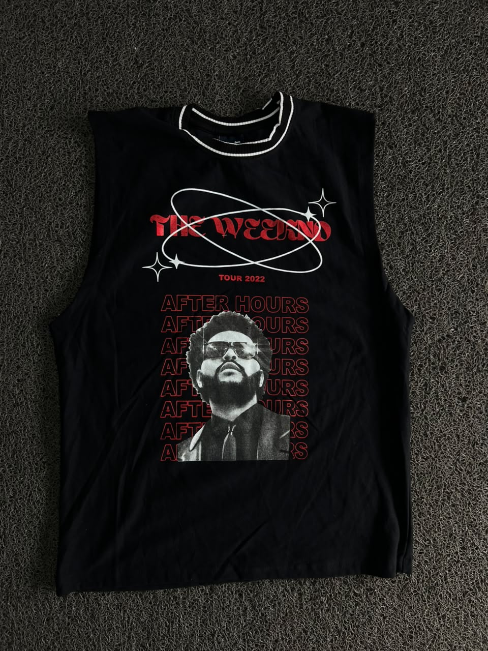 The Weeknd After Hours Tour Graphic Sleeveless Muscle Tee