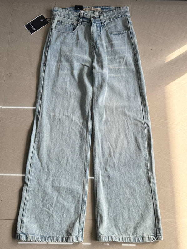 Pull&Wear Light Blue Wide Leg Denim Jeans
