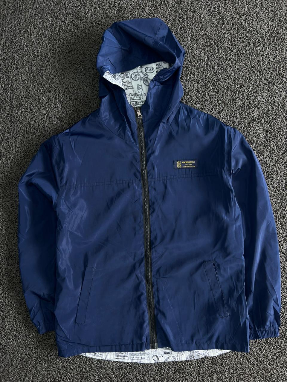 Hooded Windbreaker Jacket | Lightweight Zip-Up Casual Jacket