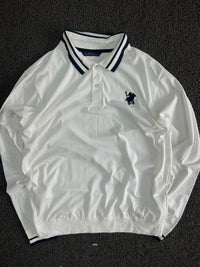 Ralph Lauren White Long Sleeve Polo Sweatshirt