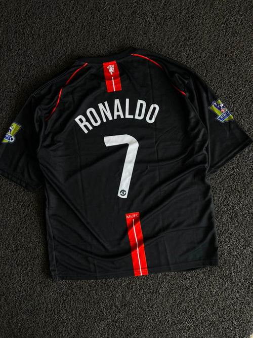Manchester United 2007–08 UEFA Champions League Final Away Jersey – Cristiano Ronaldo #7 – Five Sleeve