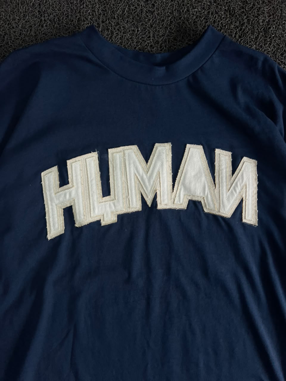 HUMAN Appliqué 98 Logo Oversized T-Shirt – Streetwear Graphic Tee