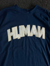 HUMAN Appliqué 98 Logo Oversized T-Shirt – Streetwear Graphic Tee