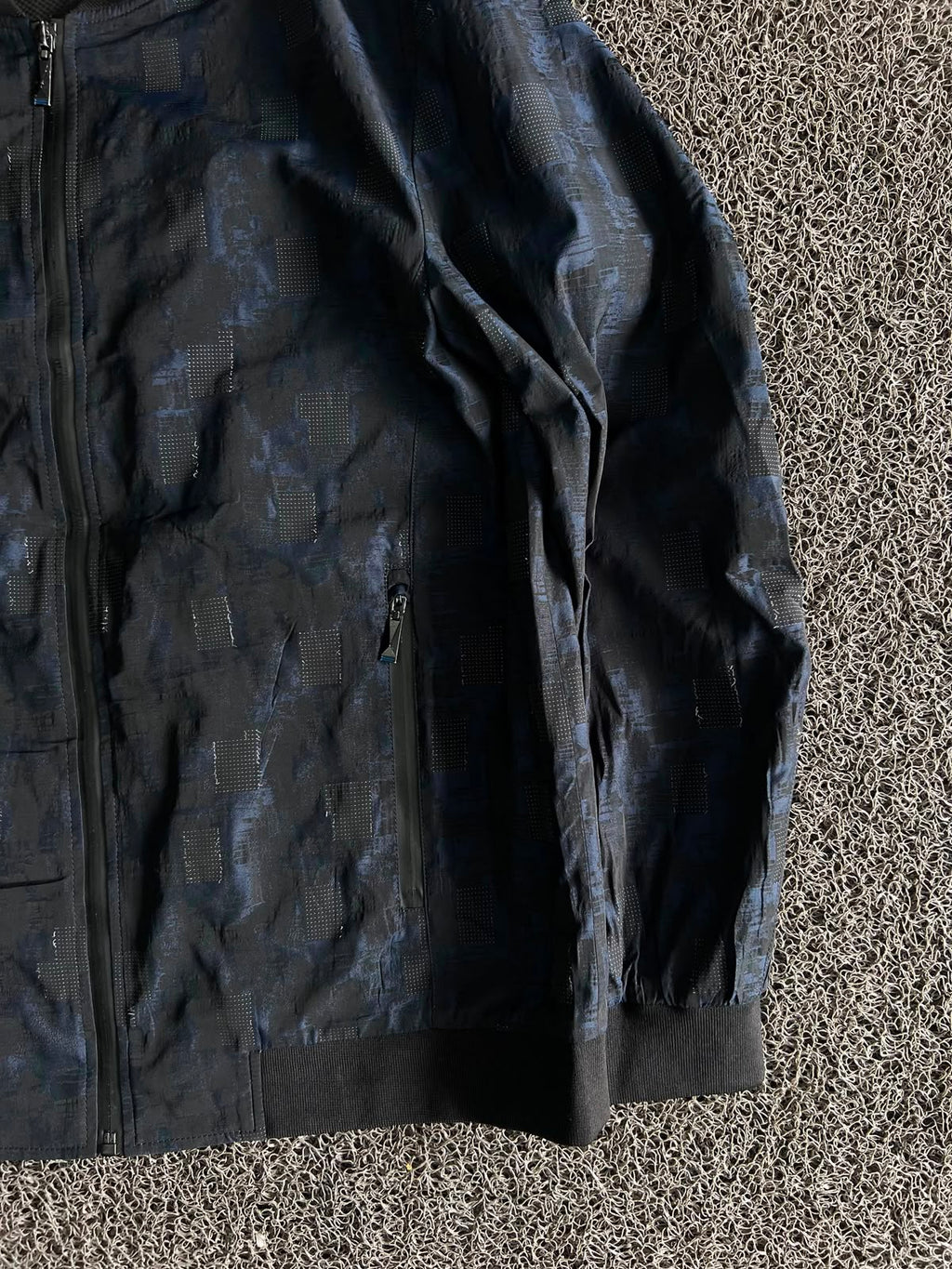 Patterned Lightweight Bomber Jacket