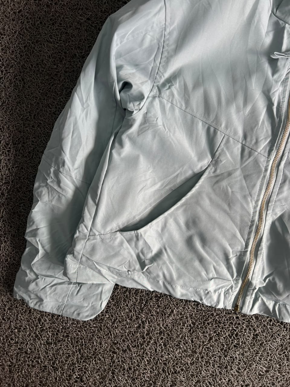 Lightweight Stand Collar Zip-Up Jacket