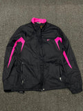 Black & Pink Windbreaker Jacket –Vintage Style