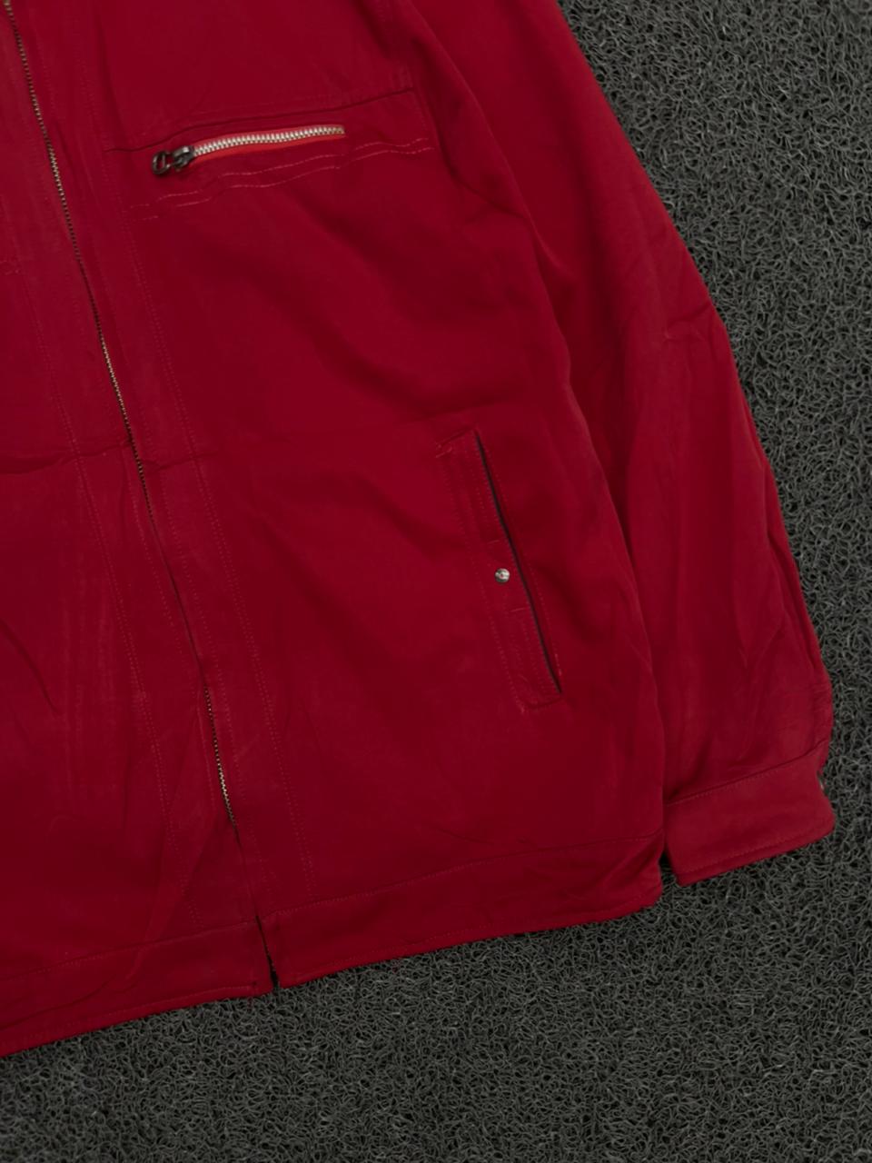 Vintage Reversible Black & Red Full Zip Jacket