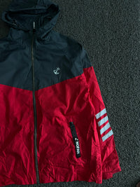NOFAH Colorblock Hooded Windbreaker Jacket ⚠️ Small Stains