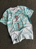 Portugal 2025 Special Edition Jersey – Cristiano Ronaldo #7 | White & Mint Green