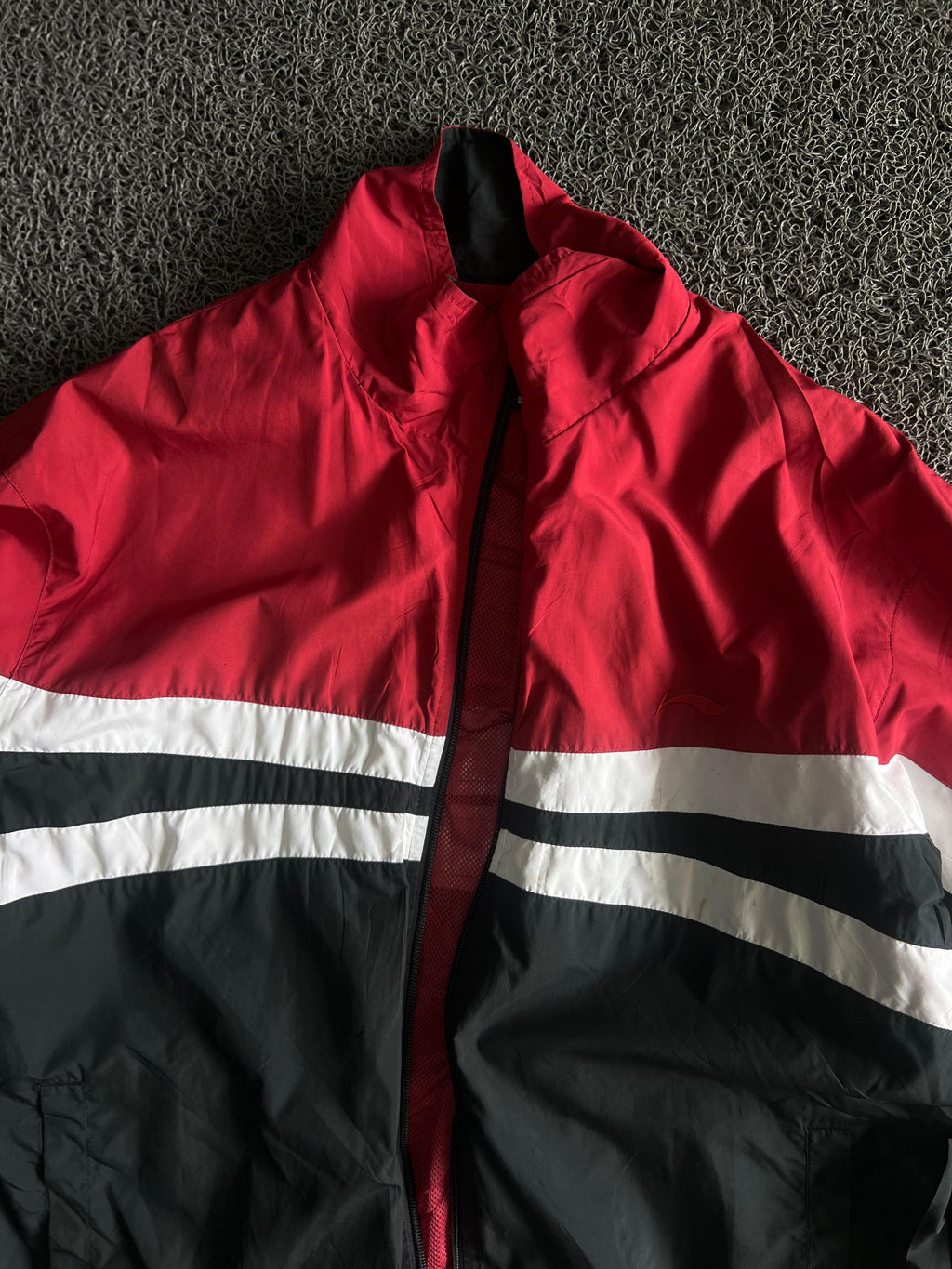 Men's No-Zip Color Block Windbreaker Jacket – High Neck Lightweight Casual Outerwear