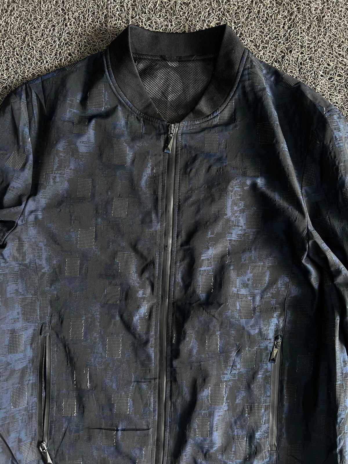 Patterned Lightweight Bomber Jacket