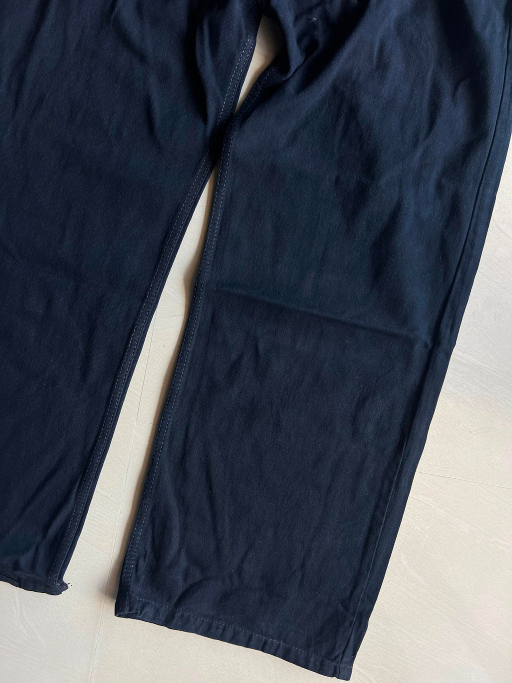 Vintage Black Denim Jeans – Relaxed Straight Fit