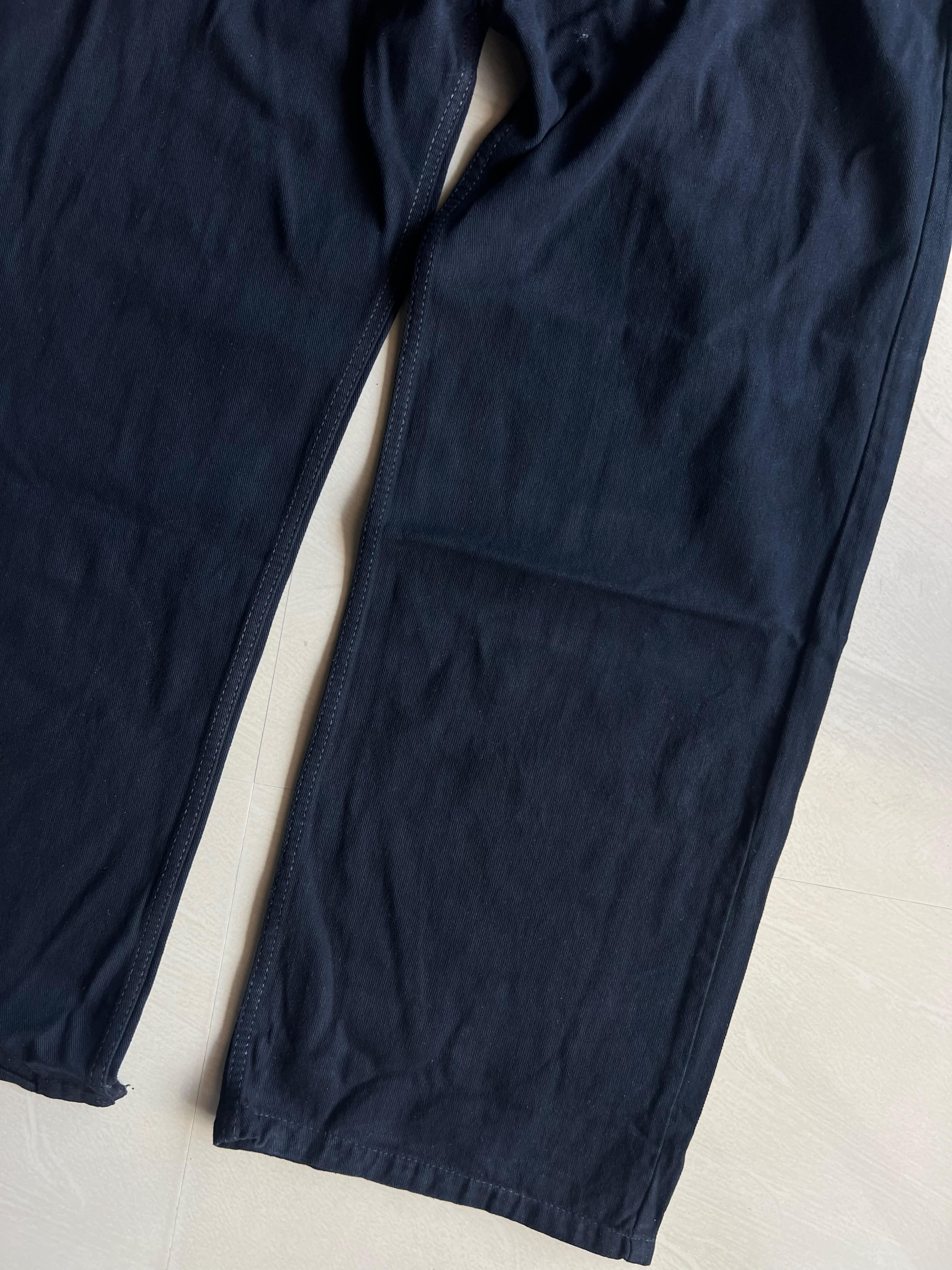 Vintage Black Denim Jeans – Relaxed Straight Fit