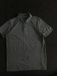 Men’s Melange Polo T-Shirt with Classic Collar