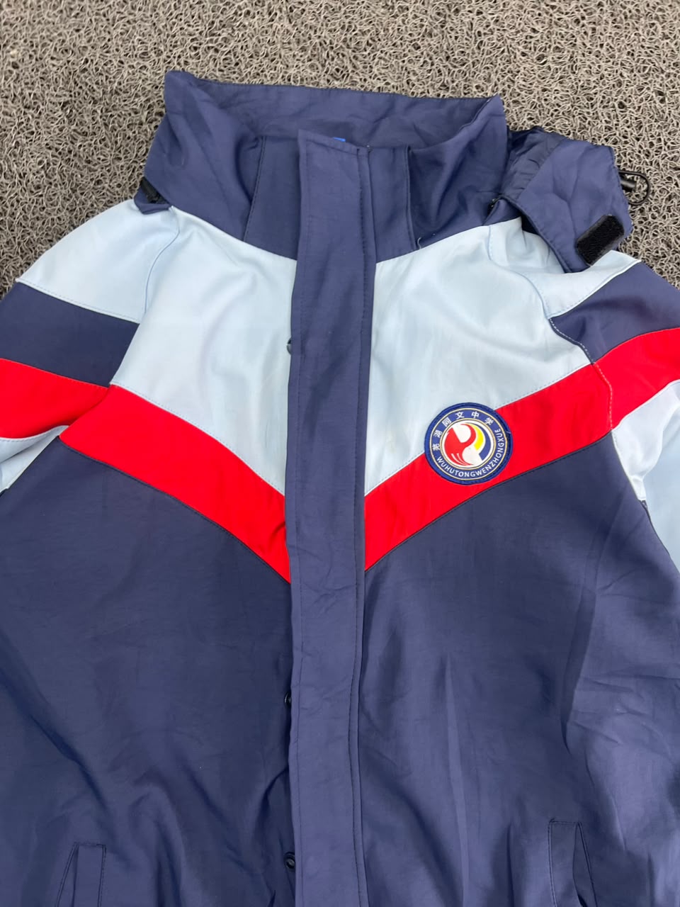 Men's Colorblock Hooded Windbreaker Jacket – Outdoor Zip-Up