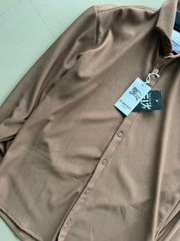 Men's Premium Dusty Rose Textured Full Sleeve Shirt