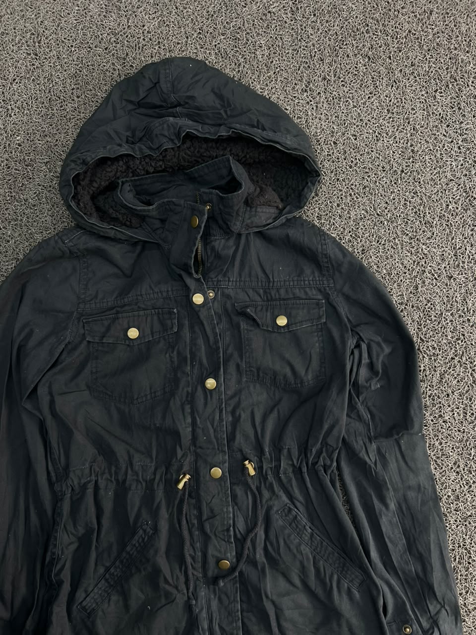 Vintage Hooded Utility Jacket