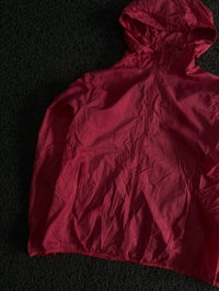 Hooded Lightweight Windbreaker Jacket with Full-Zip Front & Adjustable Hood