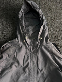 Men’s Charcoal Grey Hooded Utility Jacket