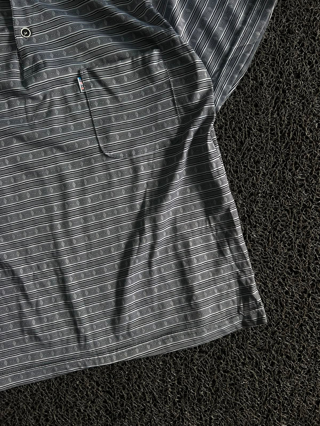 Vintage Striped Polo T-Shirt – Classic Pocket Polo | Retro Casual Golf Style