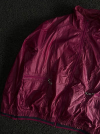 Lightweight Full-Zip Windbreaker Jacket with Zippered Pockets